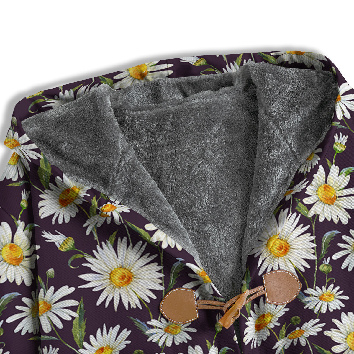 Flower Daisy Watercolor Print Pattern Men's Windbreaker Jacket-grizzshop