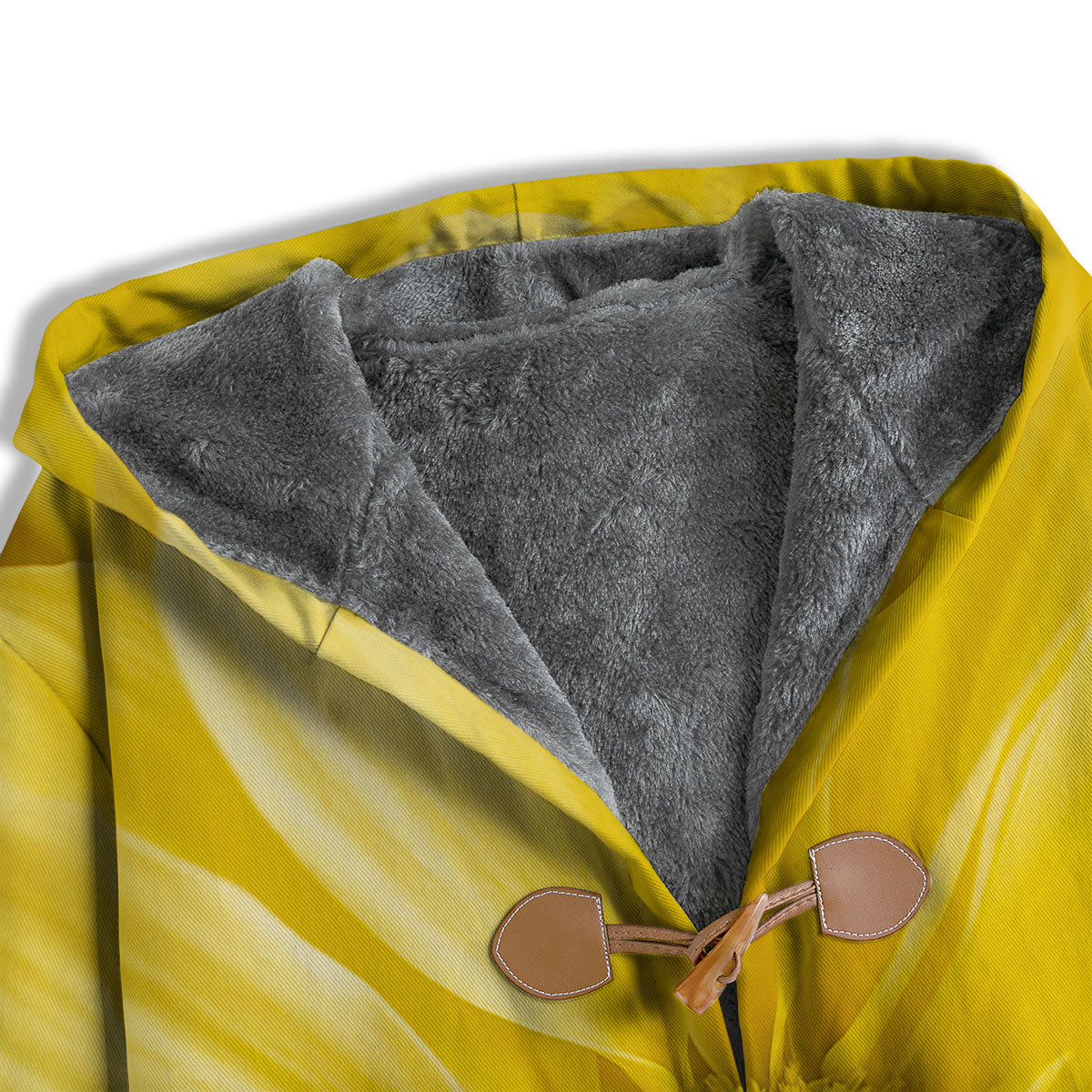 Flower Daisy Yellow Print Men's Windbreaker Jacket-grizzshop