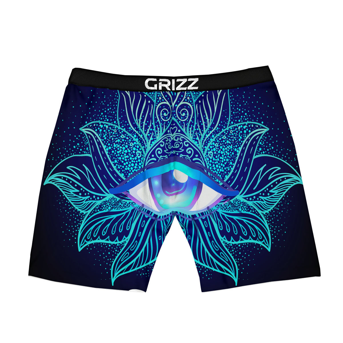 Flower Eye Of Providence Print Boxer Briefs-grizzshop