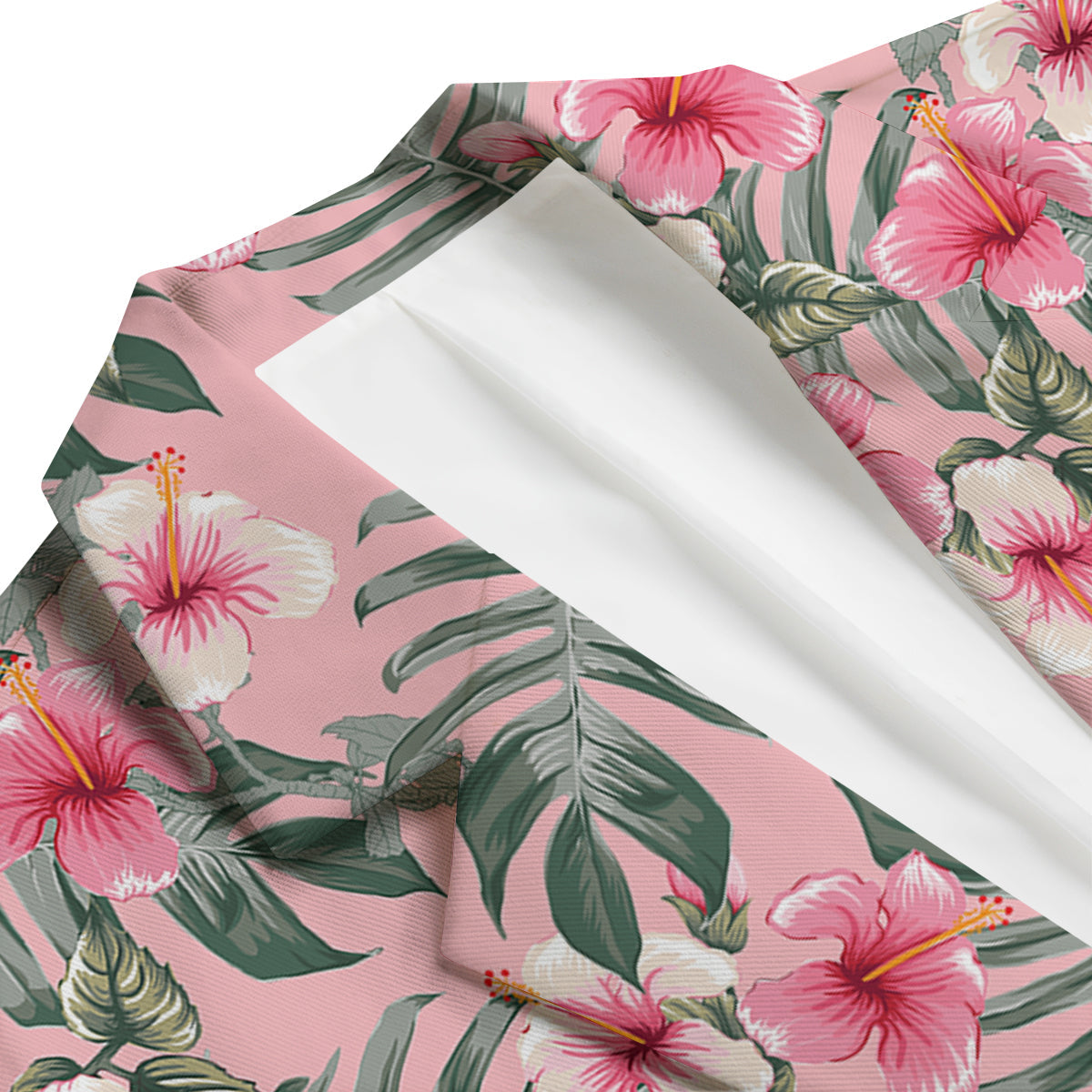 Flower Frangipani Tropical Print Pattern Men's Blazer-grizzshop