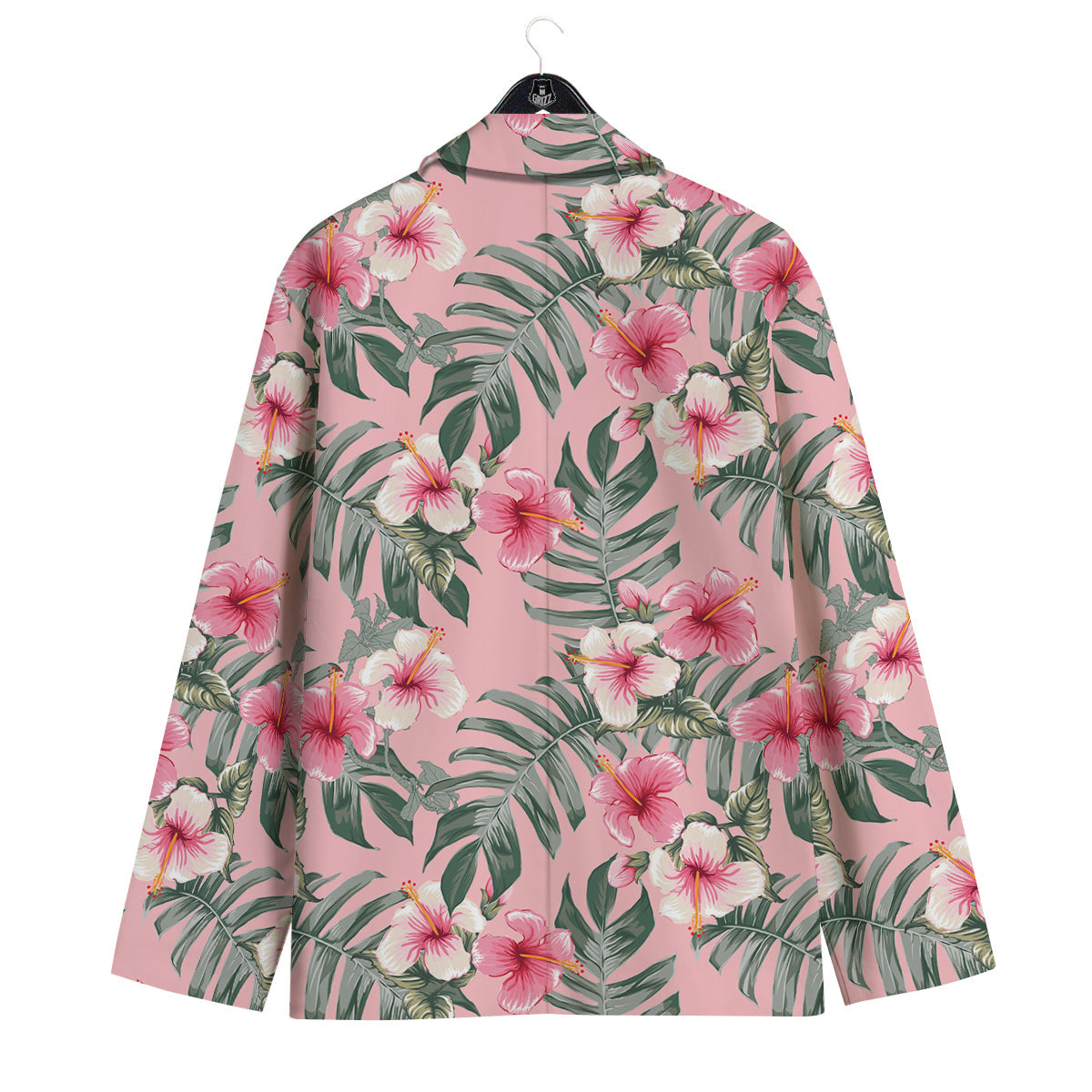Flower Frangipani Tropical Print Pattern Men's Sport Coat-grizzshop