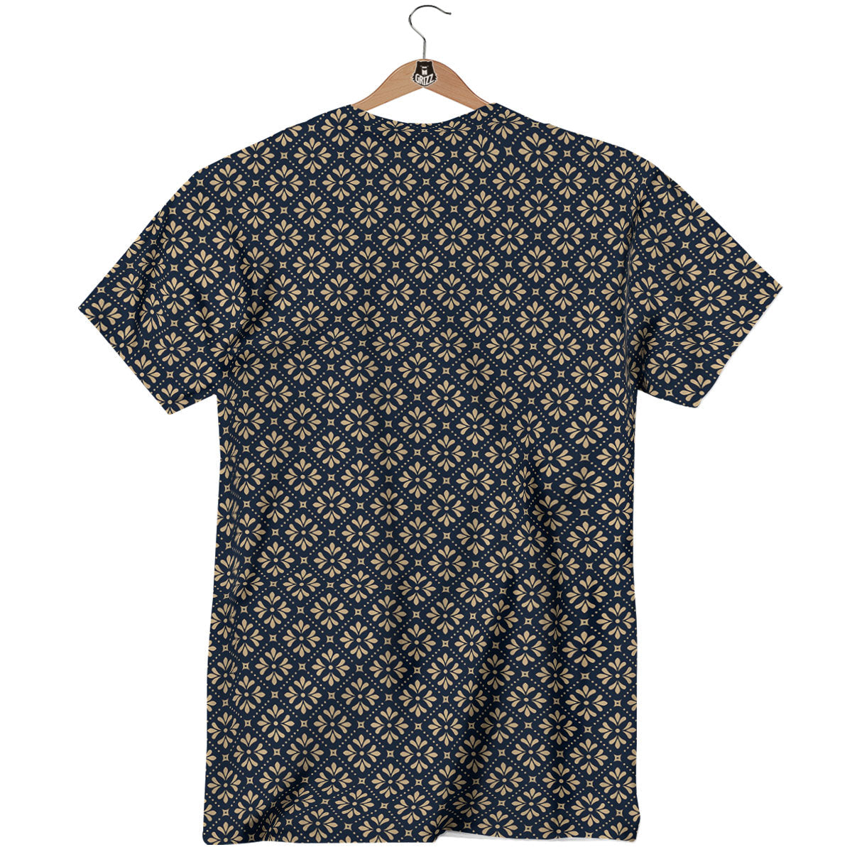 Flower Geometric Dot Print Pattern T-Shirt-grizzshop