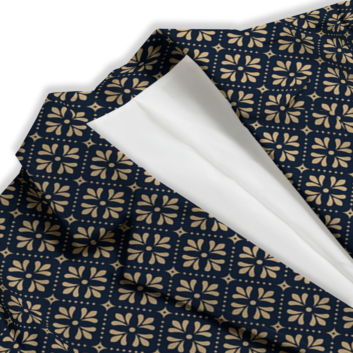 Flower Geometric Dot Print Pattern Women's Blazer-grizzshop