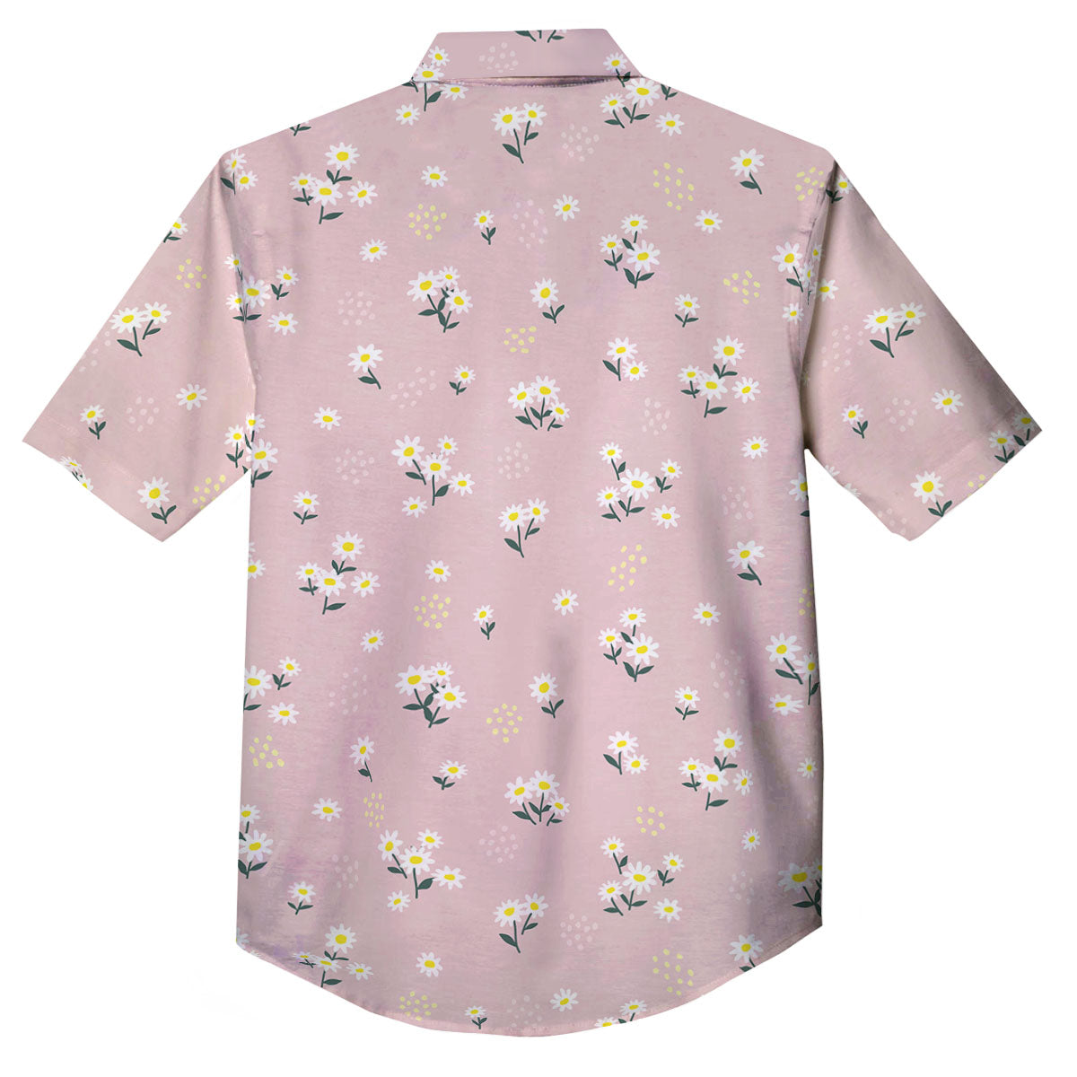 Flower Girly Spring Print Pattern Button Up Shirt-grizzshop