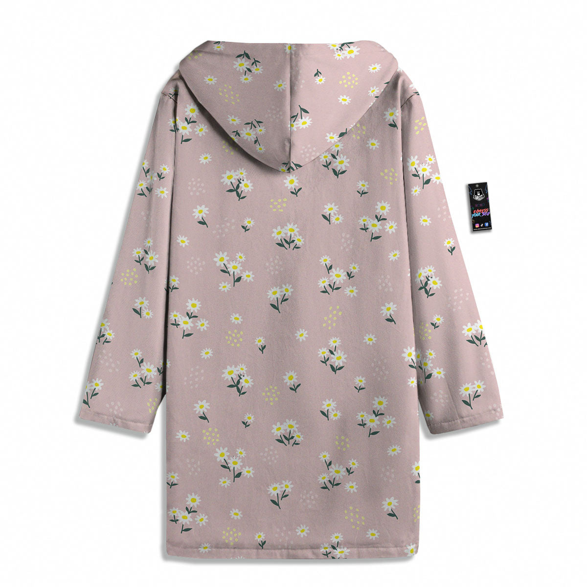 Flower Girly Spring Print Pattern Men's Windbreaker Jacket-grizzshop