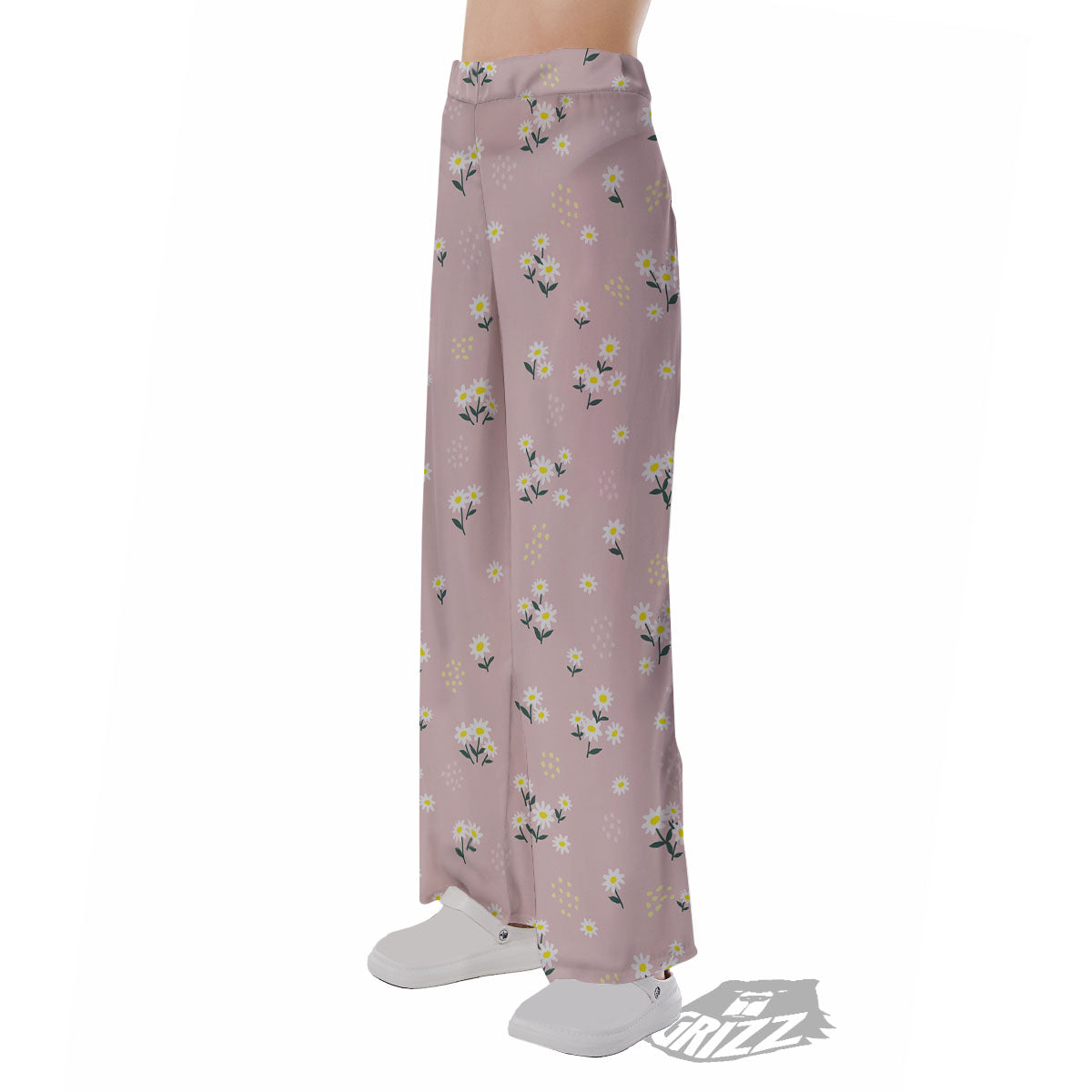 Flower Girly Spring Print Pattern Pajama Pants-grizzshop