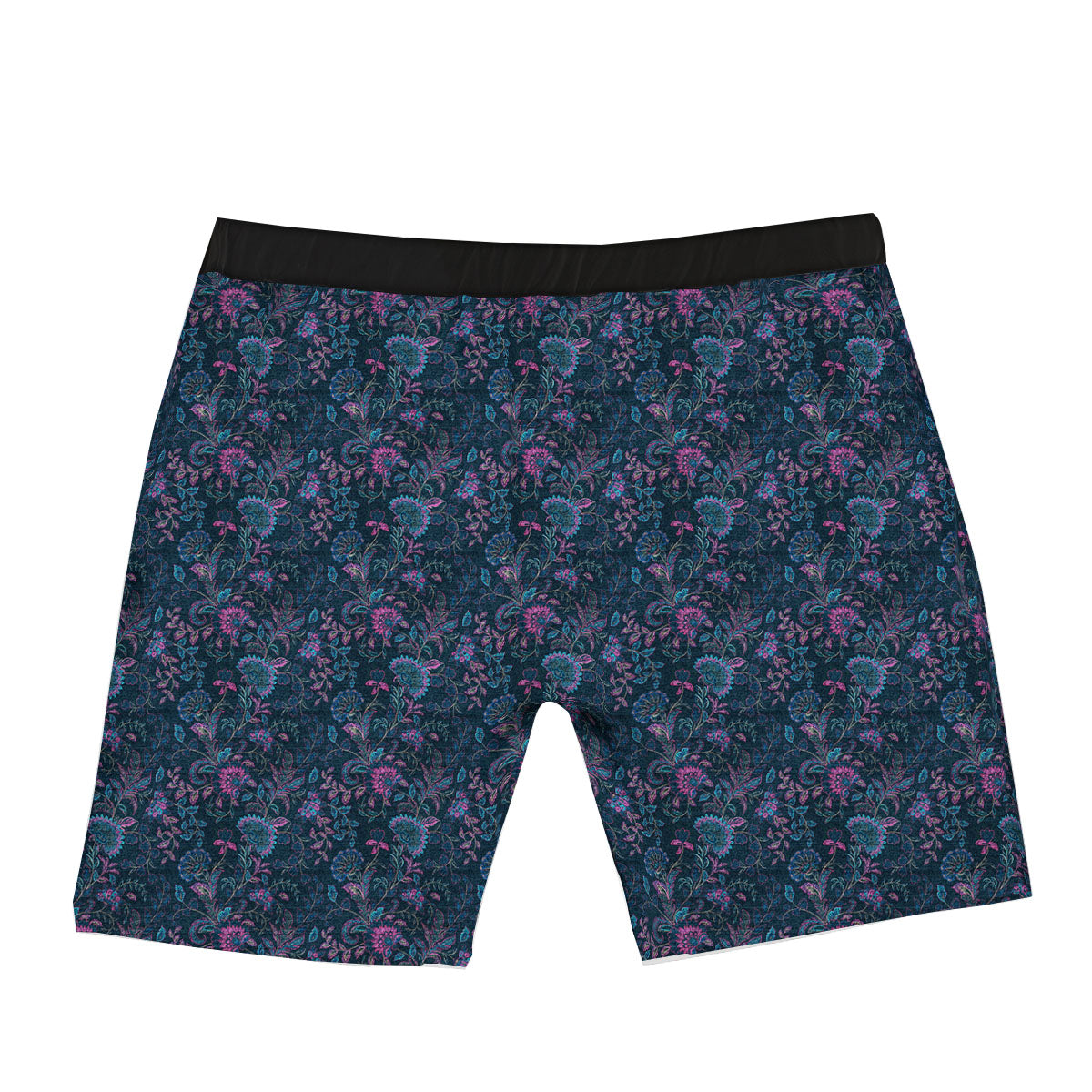 Flower Jeans Denim Print Pattern Boxer Briefs-grizzshop