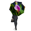 Flower Lily Purple Print Umbrella-grizzshop