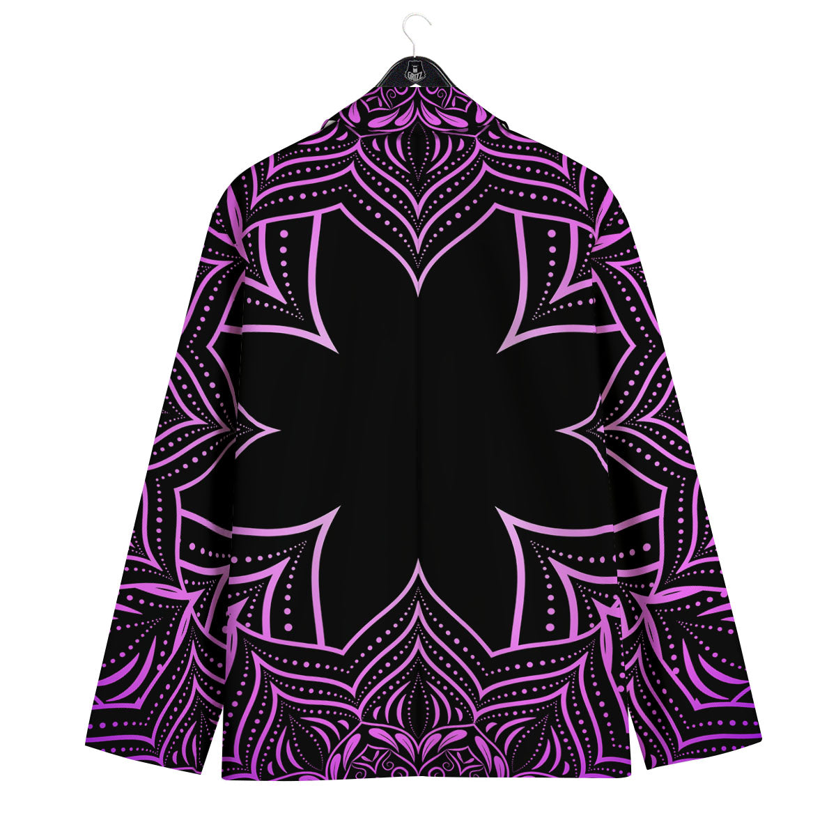 Flower Mandala Purple Print Men's Sport Coat-grizzshop