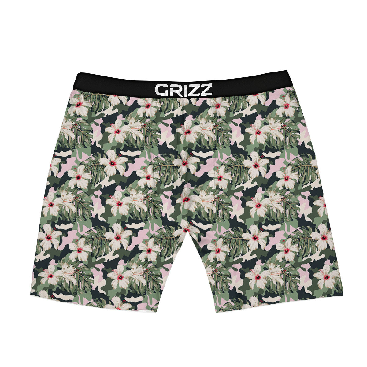 Flower Military Camouflage Print Pattern Boxer Briefs-grizzshop