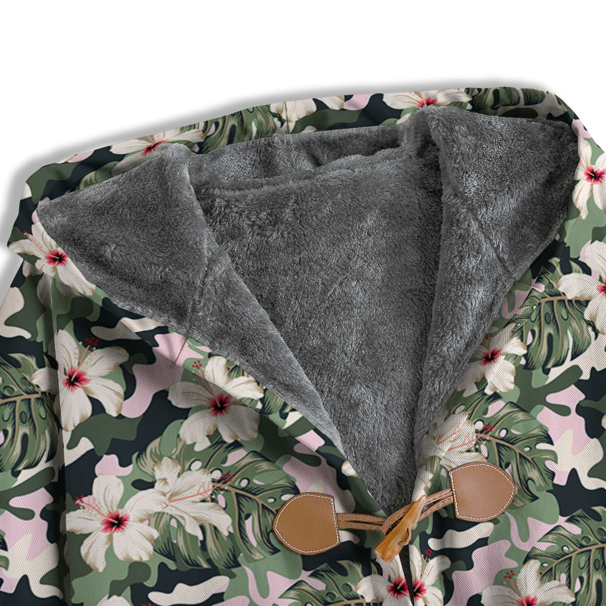 Flower Military Camouflage Print Pattern Men's Windbreaker Jacket-grizzshop