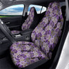 Flower Orchid Purple Print Pattern Car Seat Covers-grizzshop