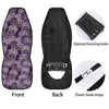 Flower Orchid Purple Print Pattern Car Seat Covers-grizzshop