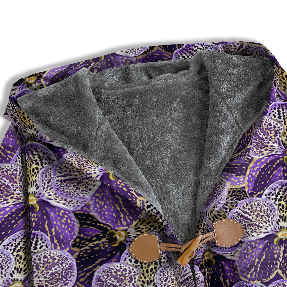 Flower Orchid Purple Print Pattern Men's Windbreaker Jacket-grizzshop