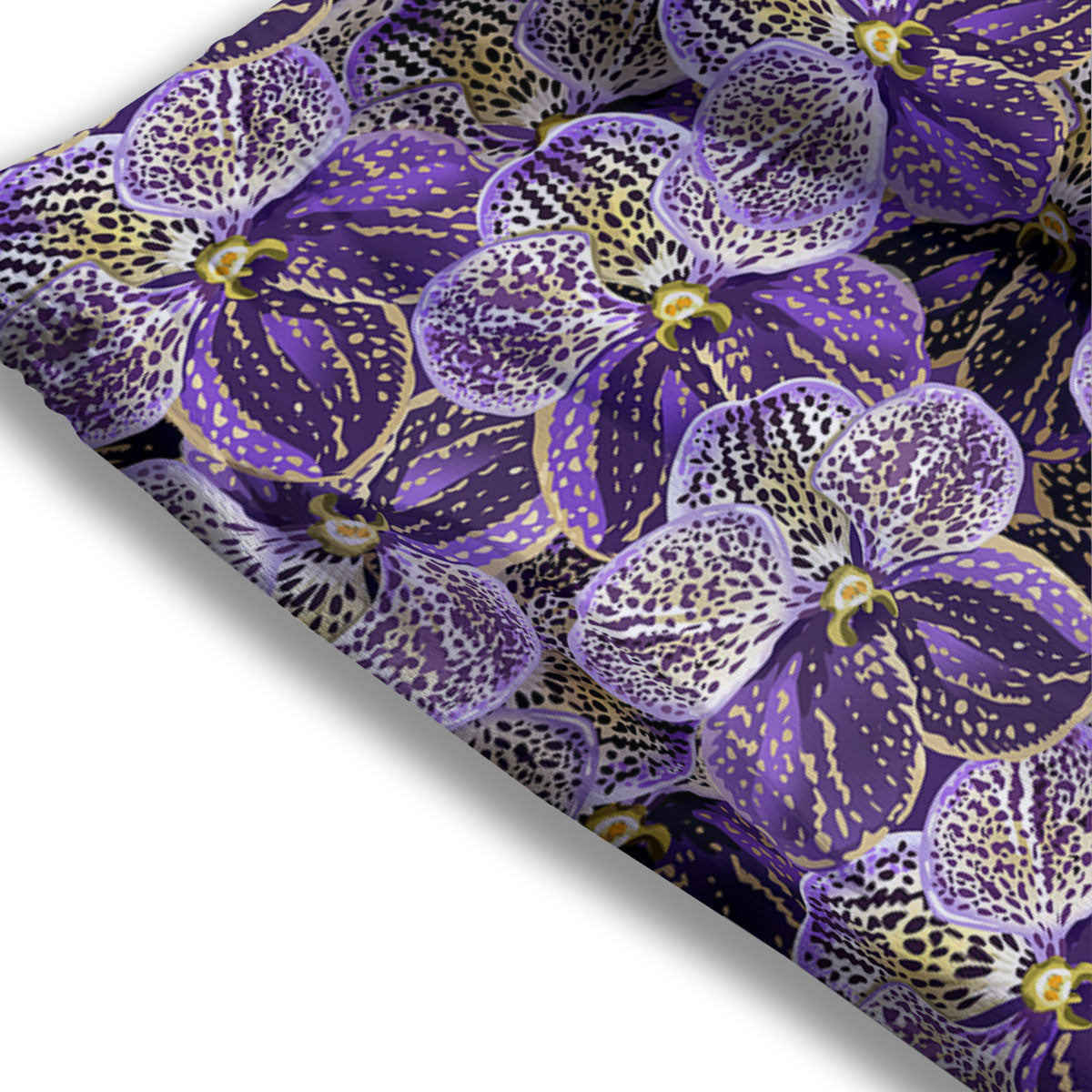 Flower Orchid Purple Print Pattern Mesh Shorts