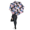 Flower Patchwork Pink Print Pattern Umbrella-grizzshop