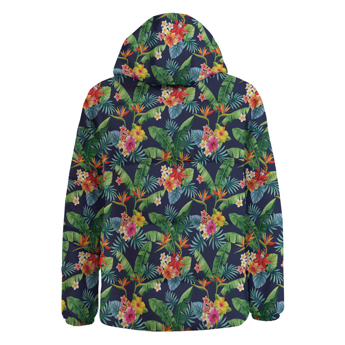 Flower Plumeria Vintage Print Pattern Down Jacket-grizzshop