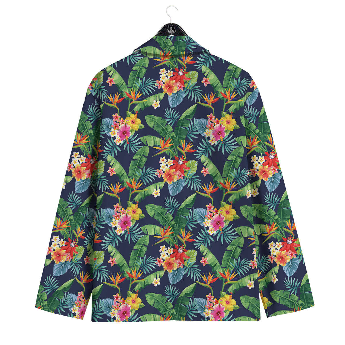 Flower Plumeria Vintage Print Pattern Men's Sport Coat-grizzshop