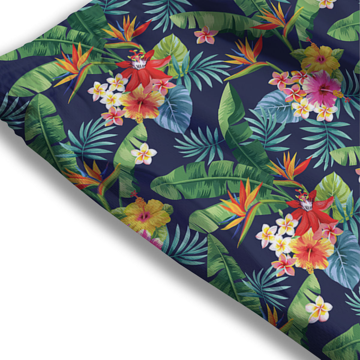 Flower Plumeria Vintage Print Pattern Mesh Shorts