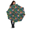 Flower Plumeria Vintage Print Pattern Umbrella-grizzshop