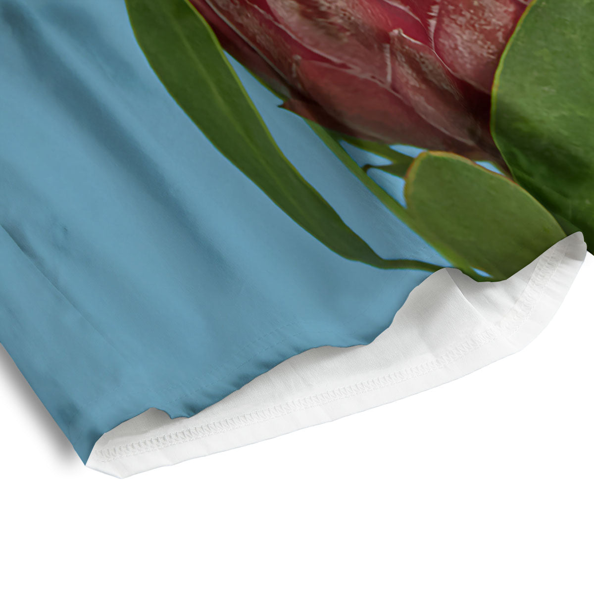 Flower Protea Print Men's Athletic Shorts