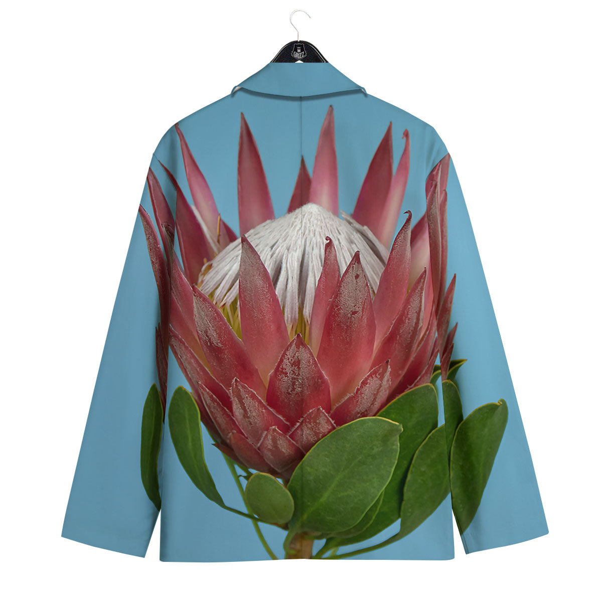 Flower Protea Print Men's Sport Coat-grizzshop
