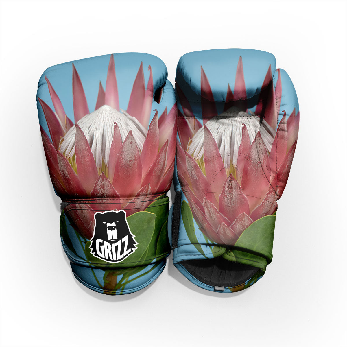 Flower Protea Print Pro Boxing Glove