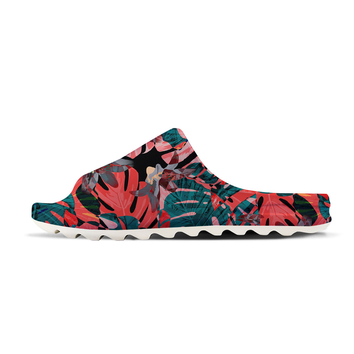 Flower Psychedelic Hawaiian Print Sandals-grizzshop