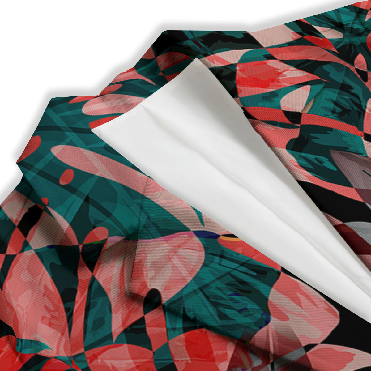 Flower Psychedelic Hawaiian Print Women's Blazer-grizzshop