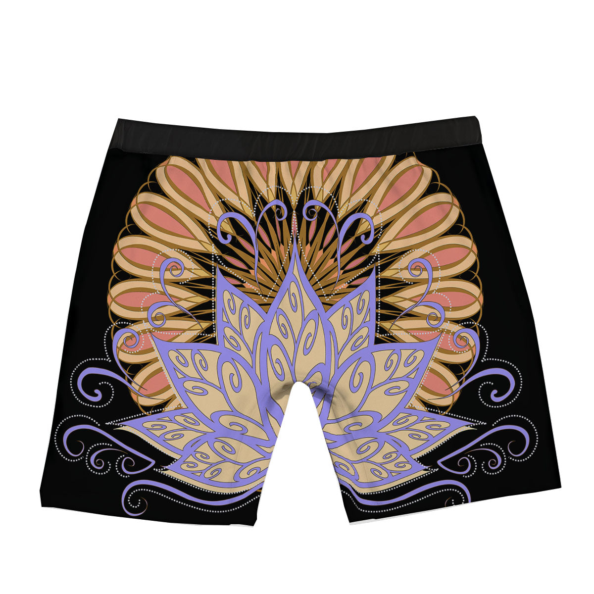 Flower Reiki Chakra Print Boxer Briefs-grizzshop