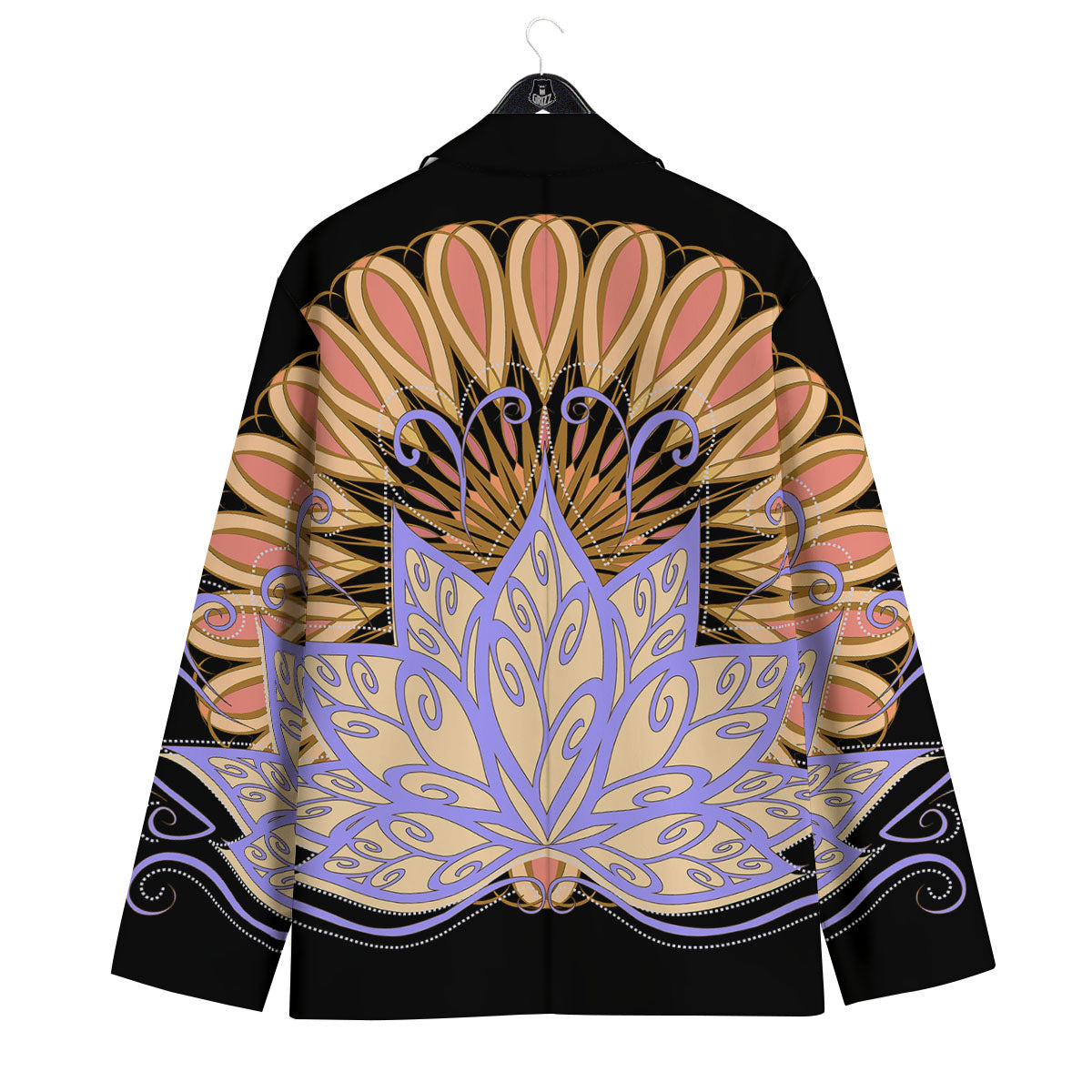 Flower Reiki Chakra Print Men's Sport Coat-grizzshop