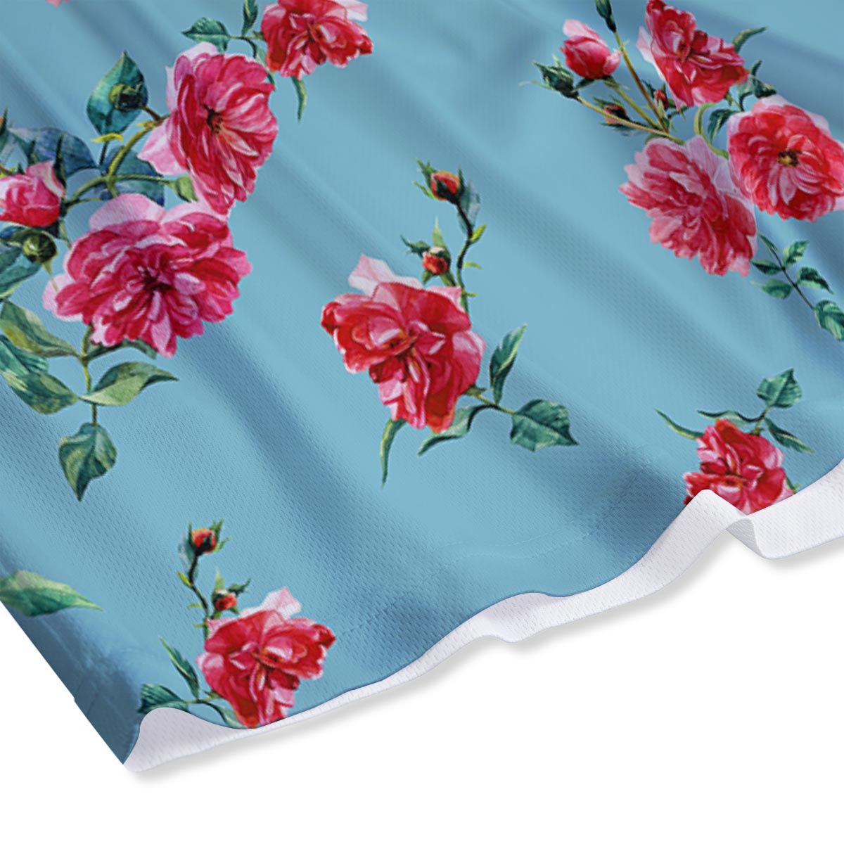 Flower Roses Floral Print Pattern Mesh Shorts