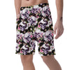 Flower Skull Men's Shorts-grizzshop