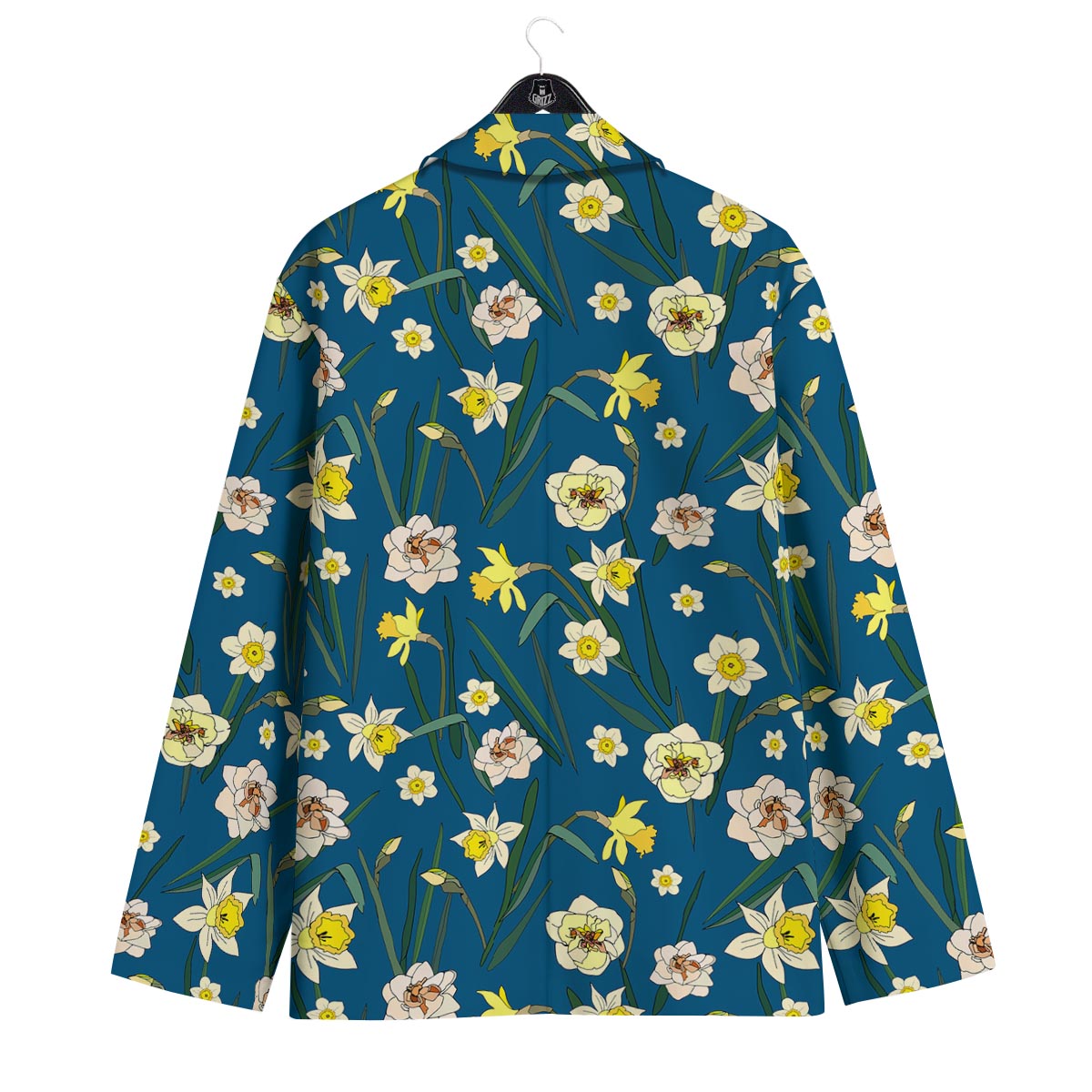 Flower Spring Daffodil Print Pattern Men's Sport Coat-grizzshop