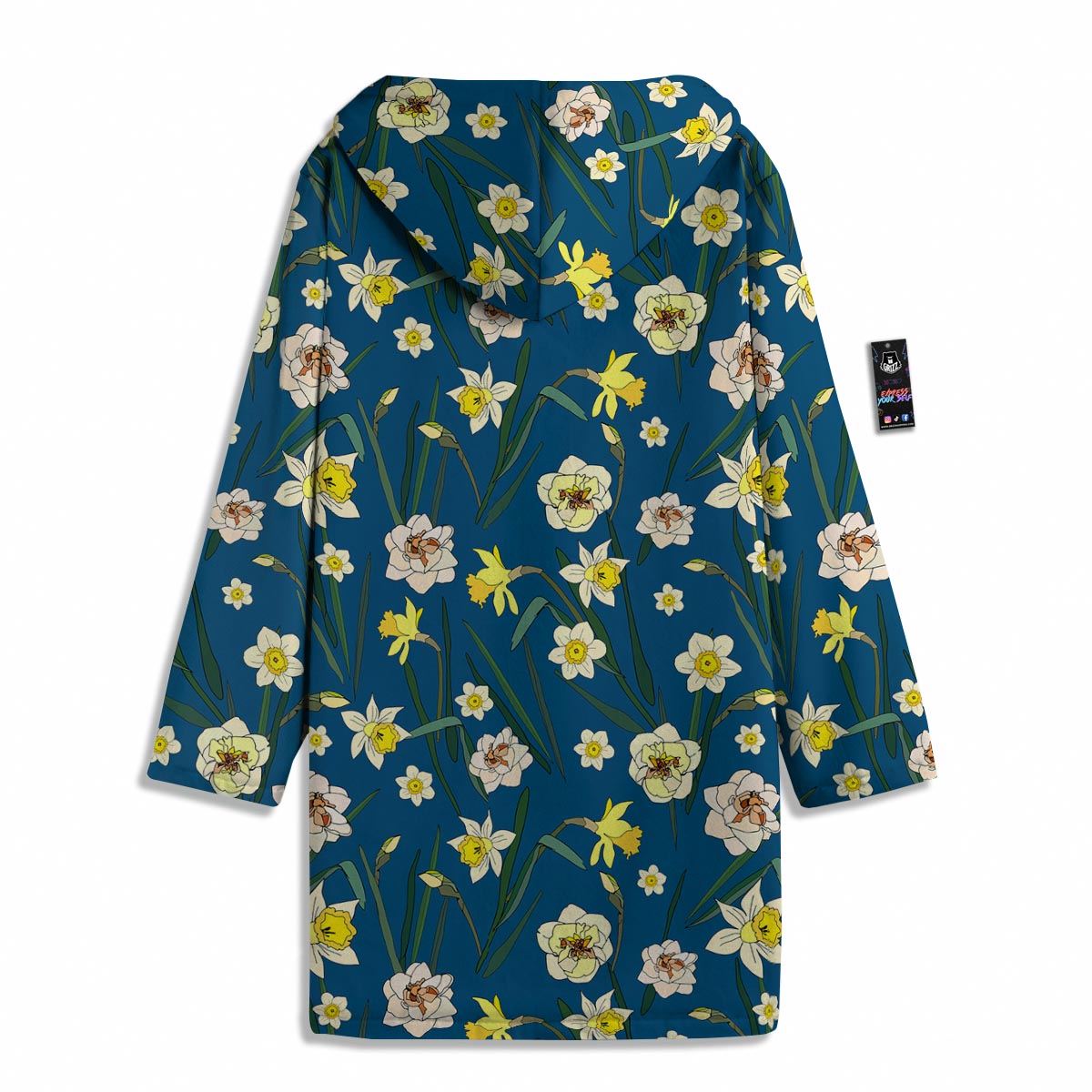 Flower Spring Daffodil Print Pattern Men's Windbreaker Jacket-grizzshop