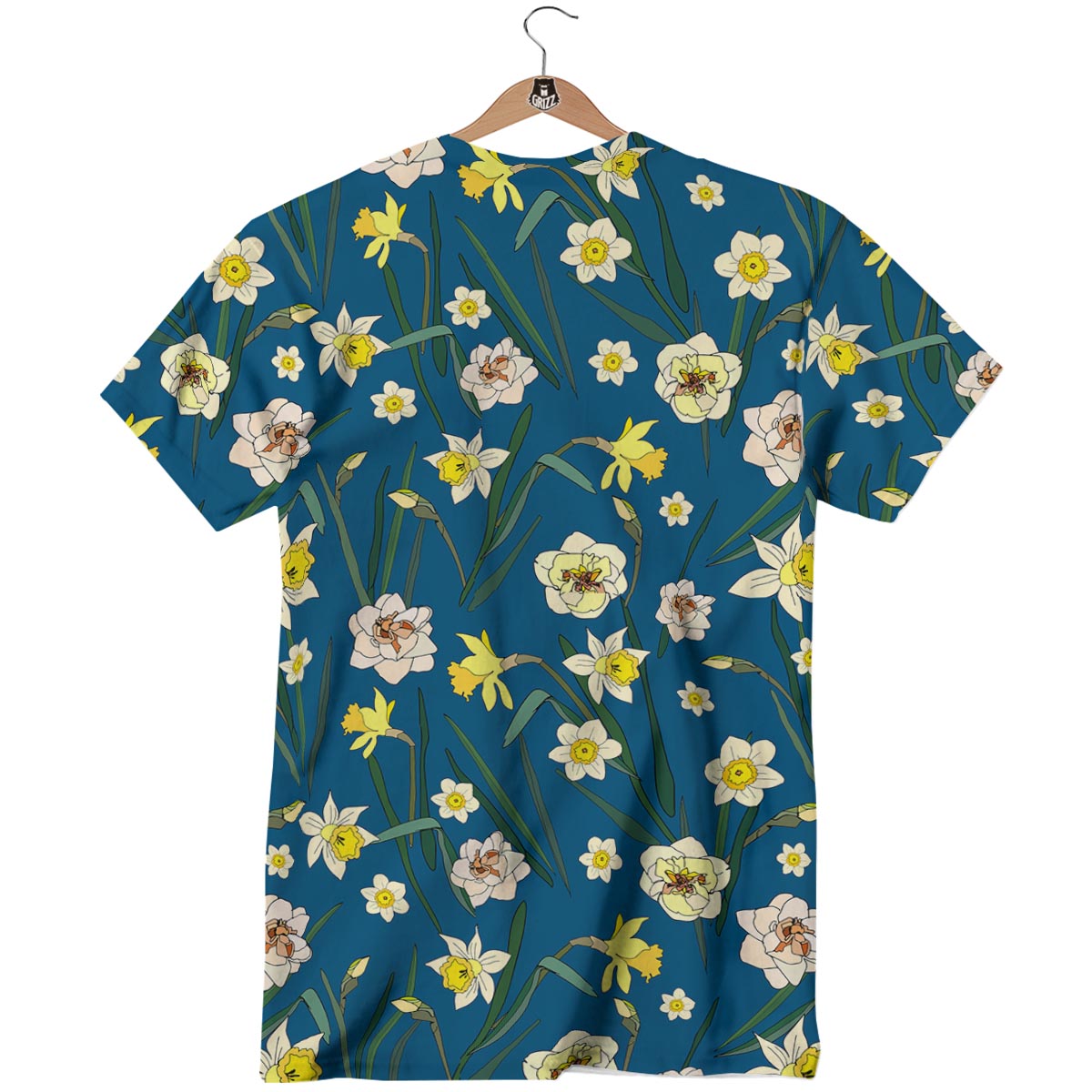 Flower Spring Daffodil Print Pattern T-Shirt-grizzshop