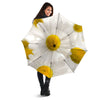 Flower White Daisy Print Umbrella-grizzshop