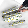 Flower Yellow Tulip White Print Pattern Umbrella-grizzshop