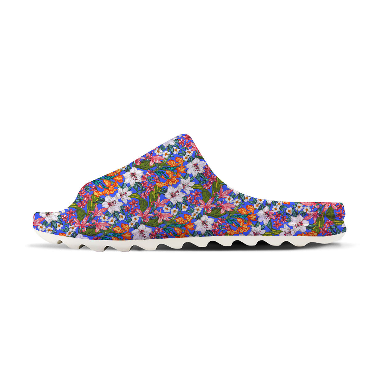 Flower Aloha Hawaiian Print Sandals-grizzshop