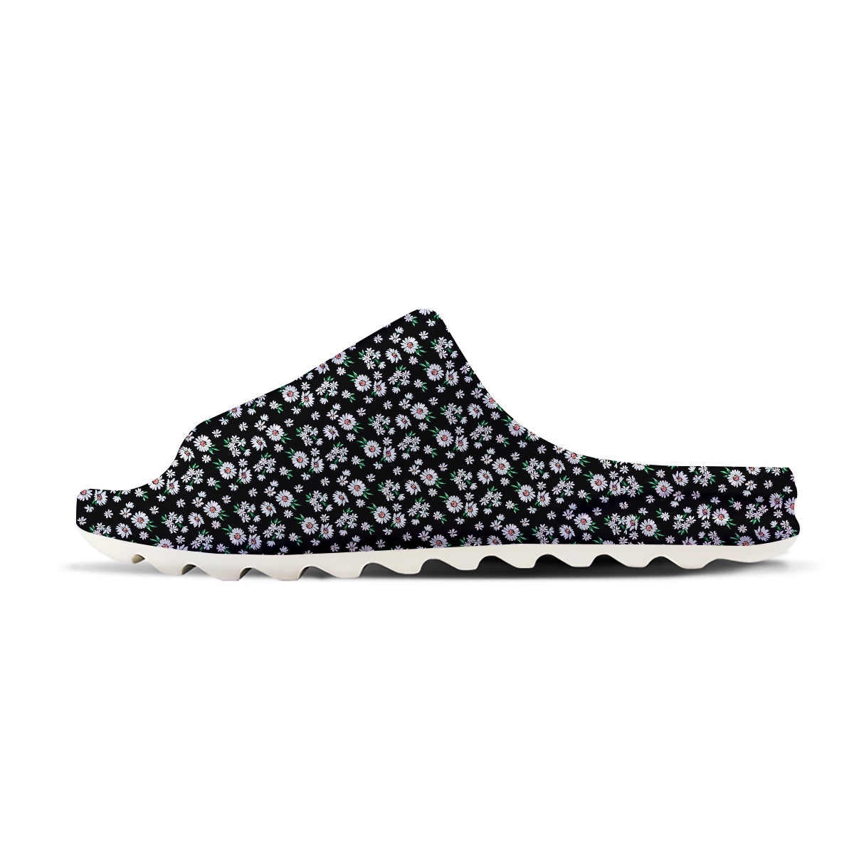 Flower Daisy Print Pattern Sandals-grizzshop