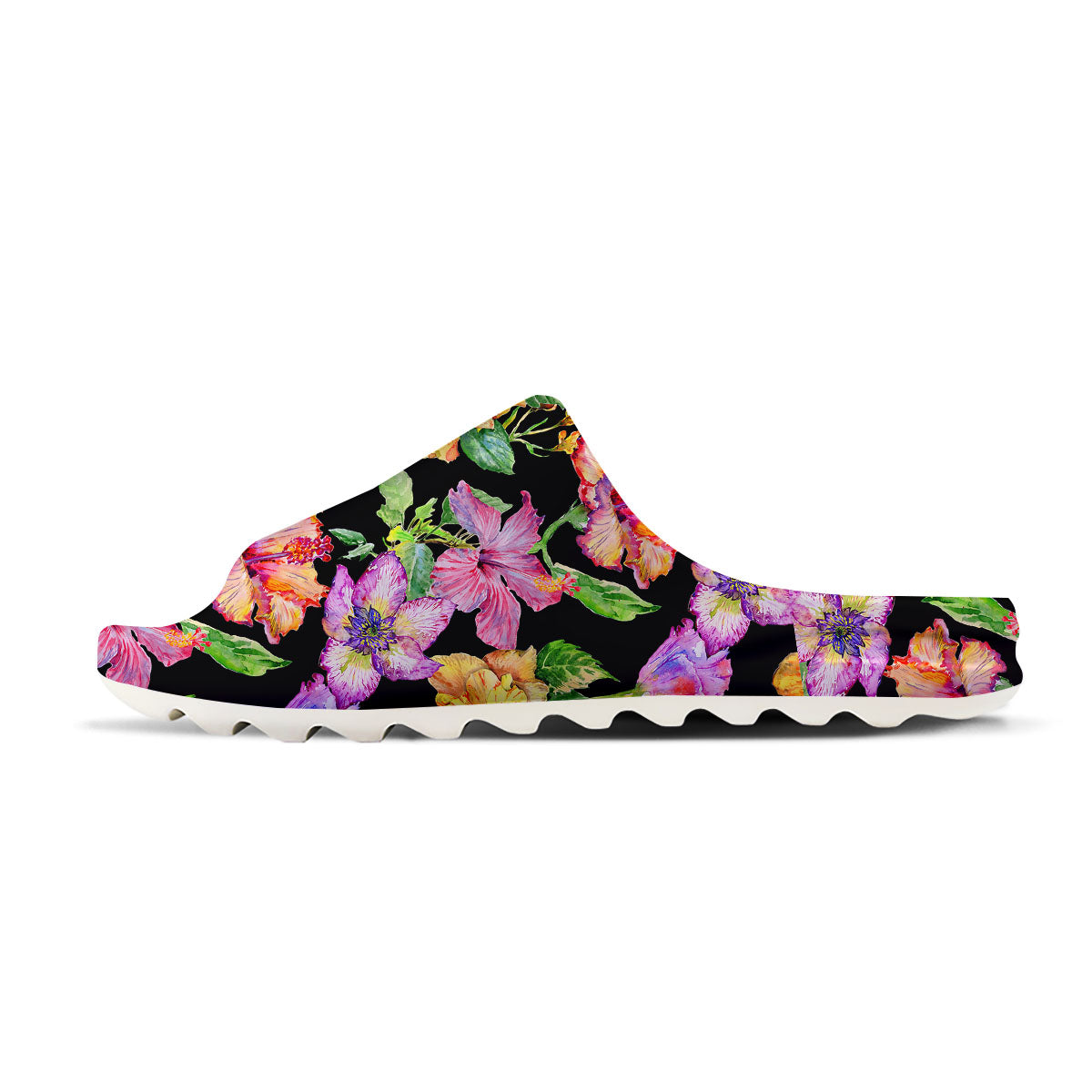 Flower Hawaiian Aloha Print Sandals-grizzshop