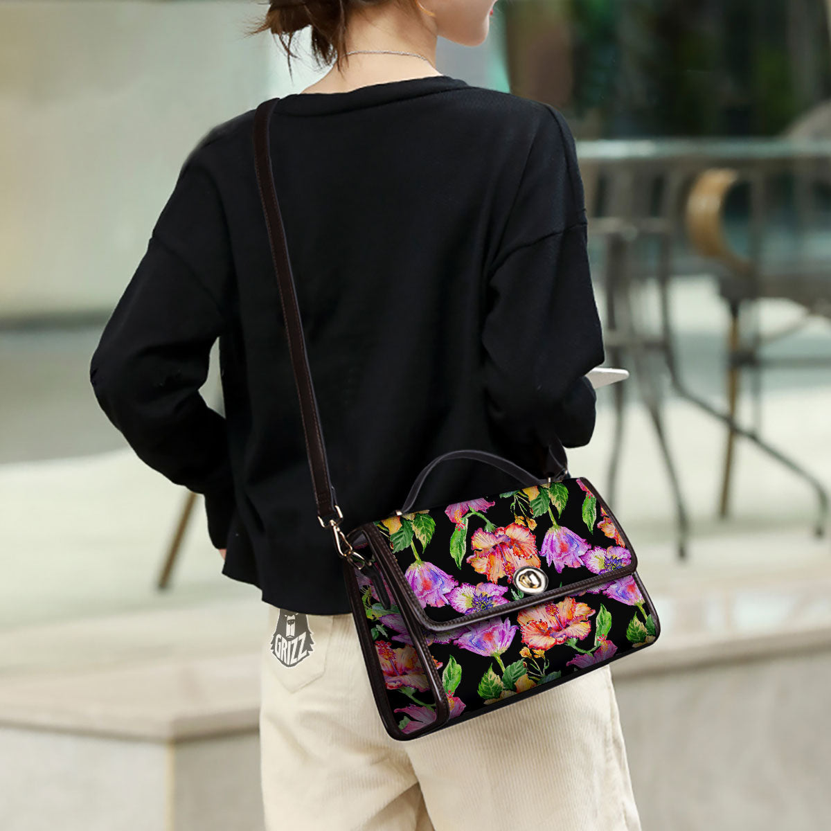 Flower Hawaiian Aloha Print Women's Satchel Bag