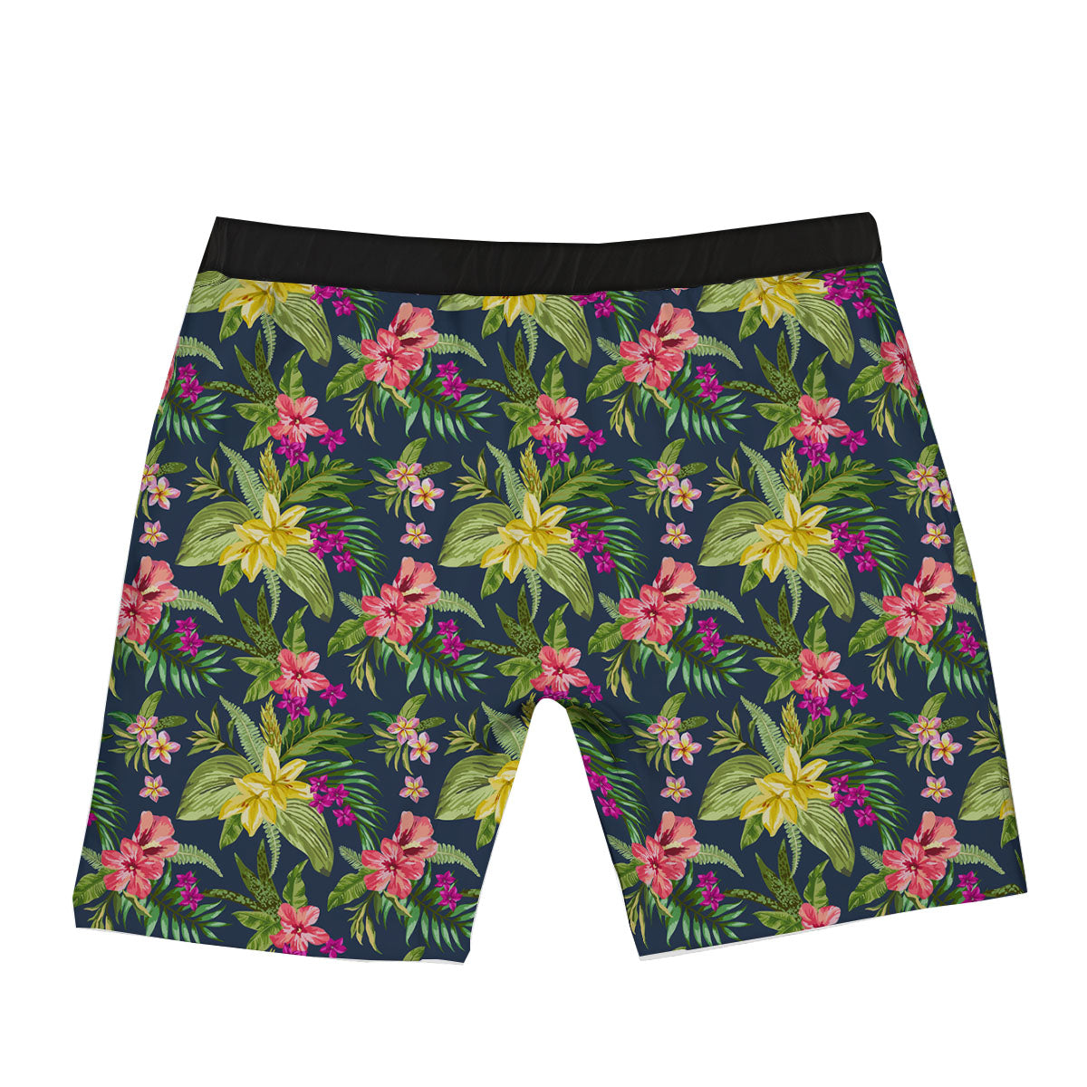Flowers Hawaii Floral Print Pattern Boxer Briefs-grizzshop