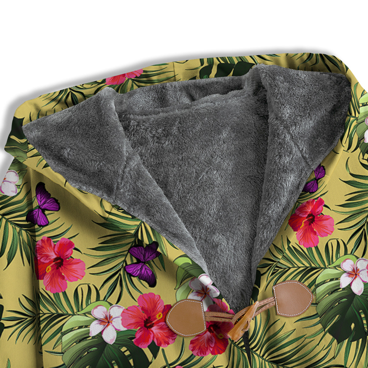Flowers Hawaii Tropical Print Pattern Men's Windbreaker Jacket-grizzshop