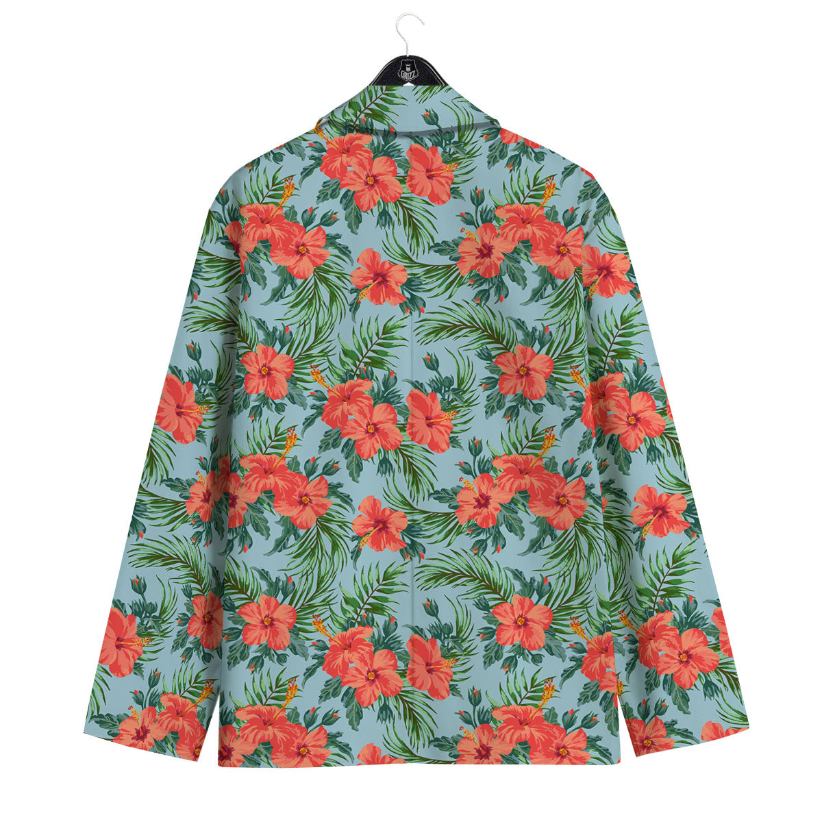Flowers Hawaiian Hibiscus Print Pattern Men's Sport Coat-grizzshop