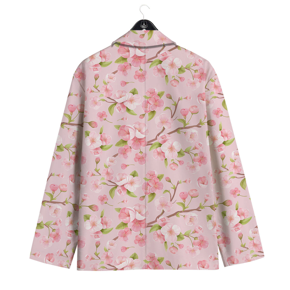 Flowers Pink Print Pattern Men's Sport Coat-grizzshop