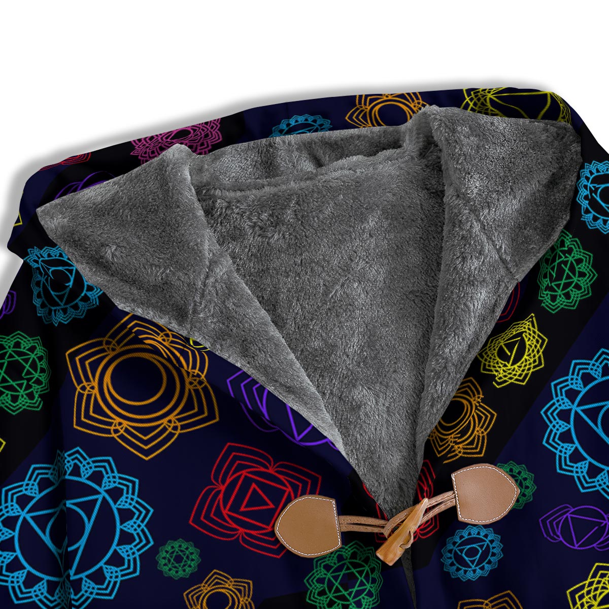 Flowers Seven Chakras Print Pattern Men's Windbreaker Jacket-grizzshop
