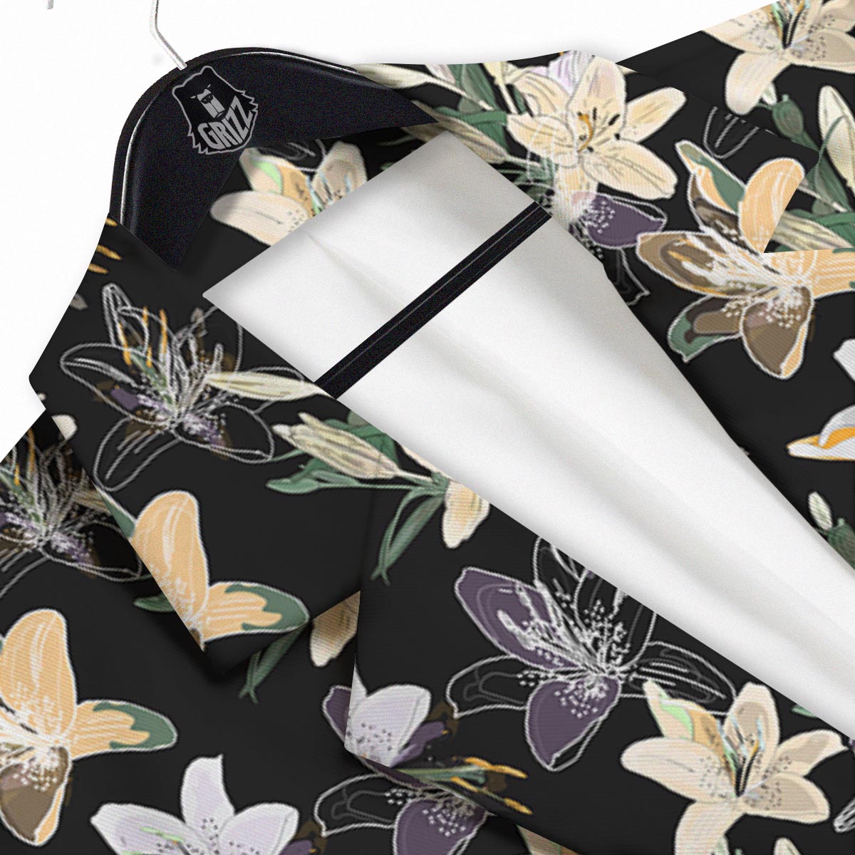 Flowers Spring Lily Print Pattern Men's Sport Coat-grizzshop