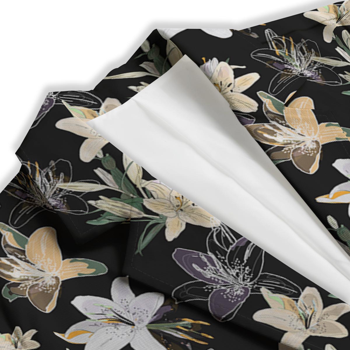 Flowers Spring Lily Print Pattern Women's Blazer-grizzshop