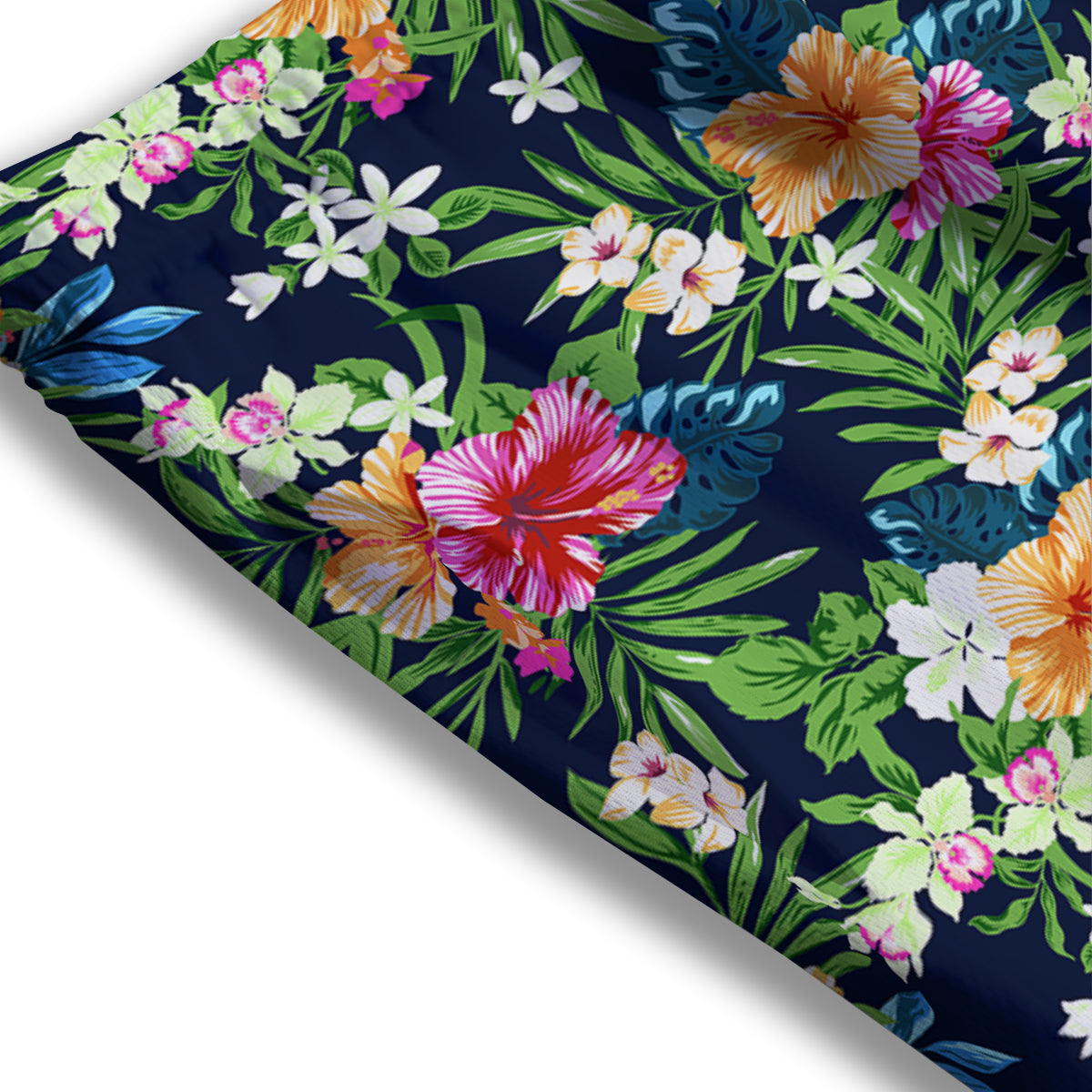 Flowers Tropical Print Pattern Mesh Shorts-grizzshop